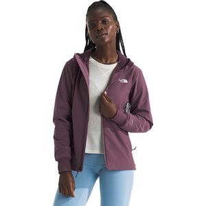 The North Face NWT Shelbe Raschel Zip Front Fleece Lined Hoodie Black Currant Pu